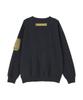 AVIREX TACTICAL CREWNECK SWEAT Men's M 011 Black 783-5932006