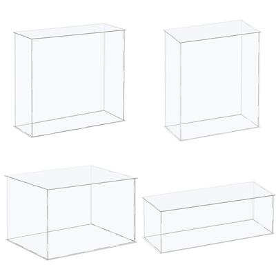 41size Acrylic Display Case for Collectibles Assemble Clear Protection Showcase Cube Storage Box Dustproof Display Organize Toys