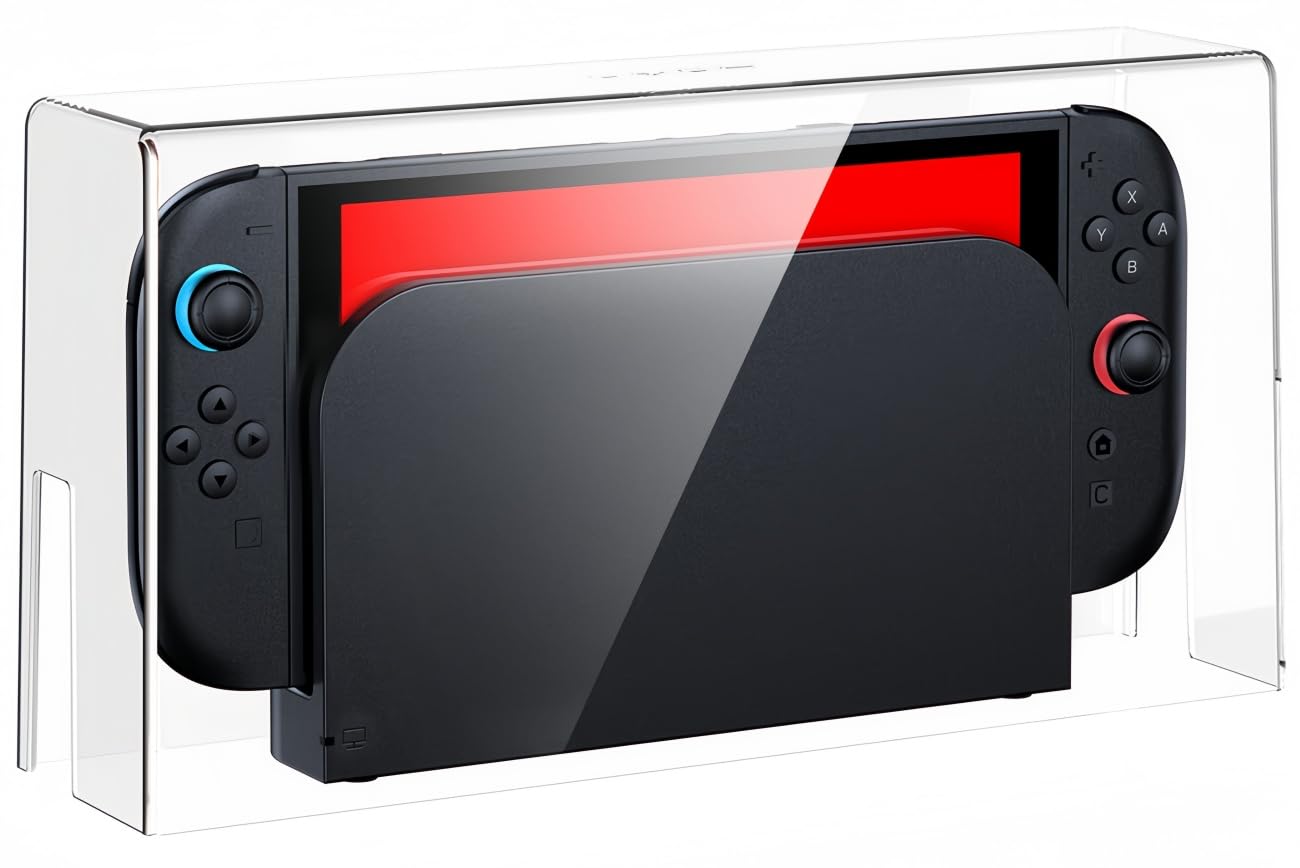 

Switch 2 Пыленепроницаемый Высоко Не Требующий Установки Отличный Теплостойкий Легко Легко Совместимый с Чехлом для Switch, Прозрачный, Водонепроницаемый, Цельный