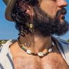 Bohemian Coconut Shell Handmade Men's Necklace Set