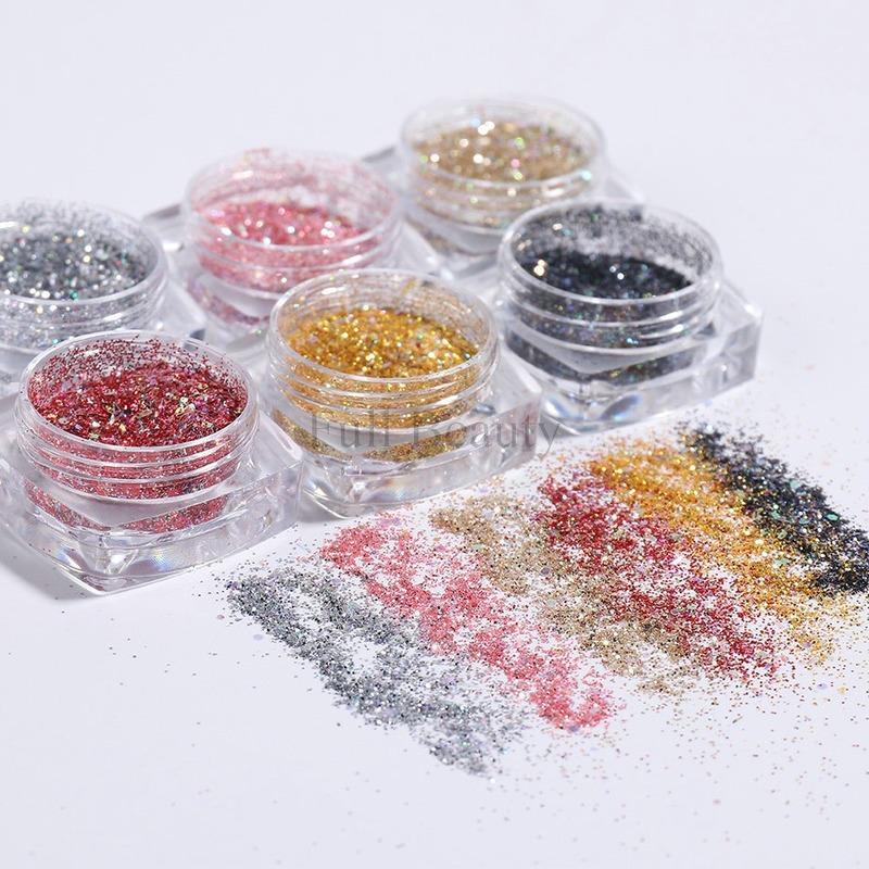 Mixed Color Nail Art Glitter Rhinestone Crystal Gems Jewelry Bead Manicure Decoration Accessories Nail Supplies For Professional