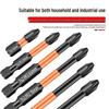 Non-Slip Magnetic Phillips Screwdriver Set: High Hardness Hex, Pneumatic & Electric Drill Compatible