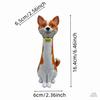 Long Neck Cat Dog Resin Vase Creative Animal Flower Vase Home Table Decor