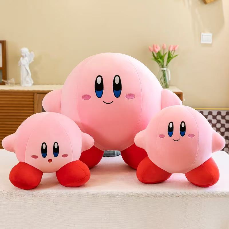 30cm Giocattoli di Peluche Anime Star Kirbyd Morbido Peluche Riempito Bambola Peluche Rosa Soffice Cuscino Decorazione Stanza Giocattoli Per
