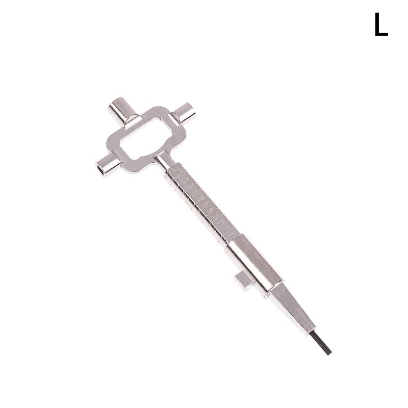 Outils Multifonctions, Clés de Bâtiment et Clés de Serrurier pour Cylindres de Serrure, Outils de Mesure pour Cylindre de Serrure Clé de Construction 6 en 1