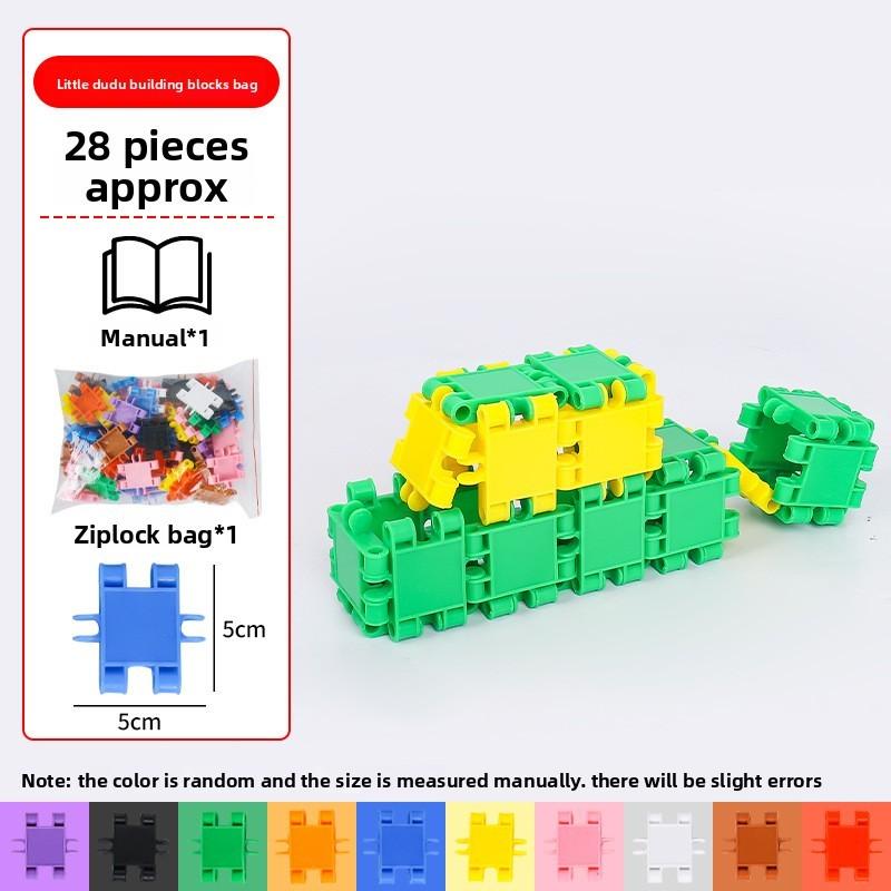 

With Plastic Blocks For Toddler Learning And Development 28pcs
