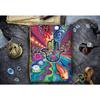 Leather Hamsa Hand Printed Diary Vintage Old Pages Diary for Office & Personal Use (7 X 5 Inch)
