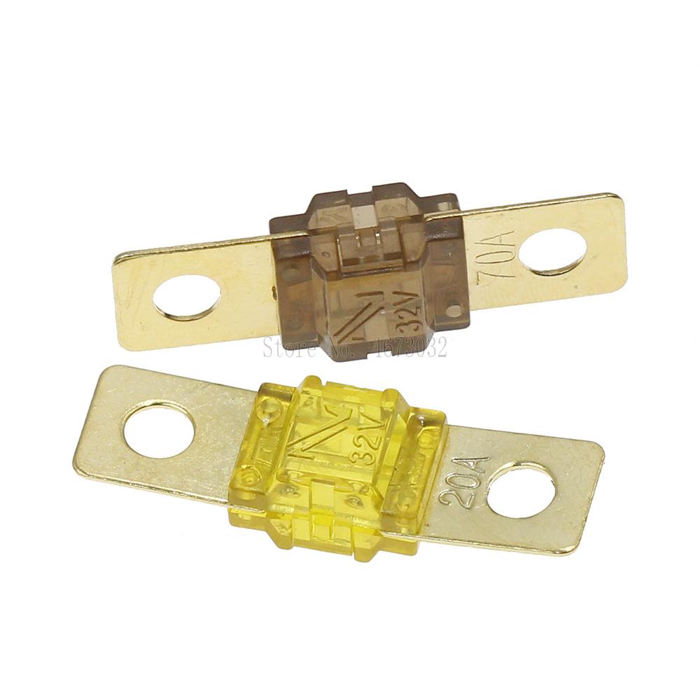 ANS FUSE 20A 30A 40A 50A 60A 70A 80A 100A 125A 150A 175A ANL Gold Plated Stud Car Fuses Mini Car Stereo Audio AFS Fuse Fuse Holders1