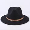 Popular European and American Classic Simple Flat-brimmed Top Hat Men's and Women's Fashionable and Elegant Versatile Jazz Hat Top Hat