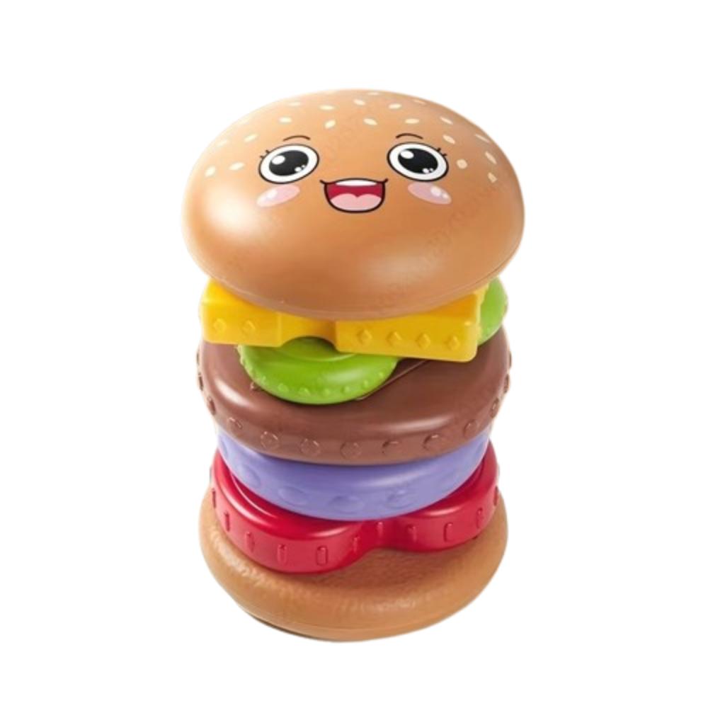 

Stacking Toy Montessori Sorting Game Matching Game Pretend Play Food Set Children Play 7layers