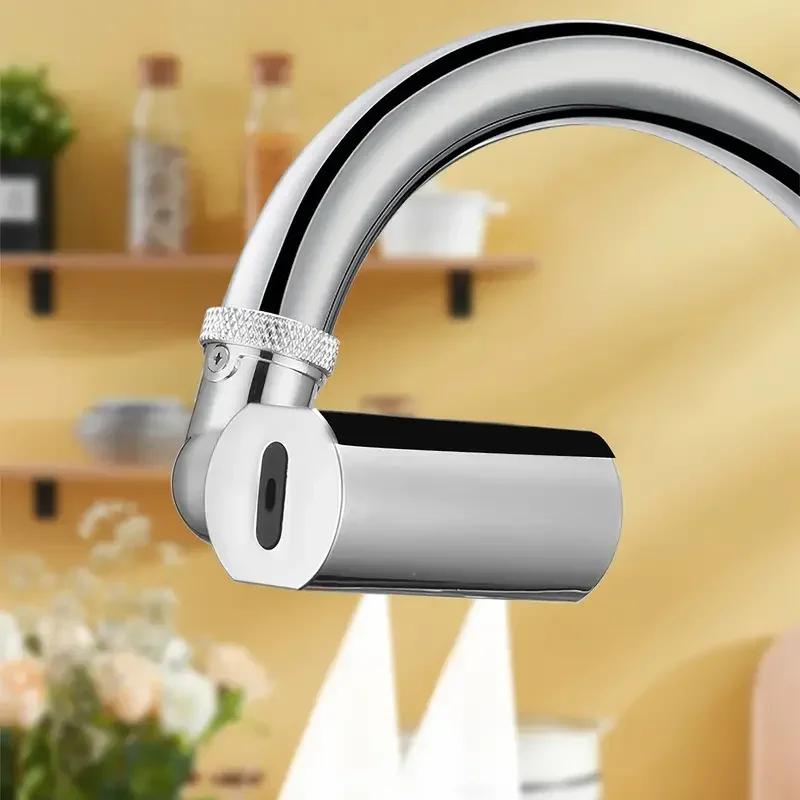 1-3PCS Four Speed Swivel Dishwasher Spout Faucet Small Flying Rain Faucet Kitchen Wash Shower Mixer Waterfall Aerator Faucet
