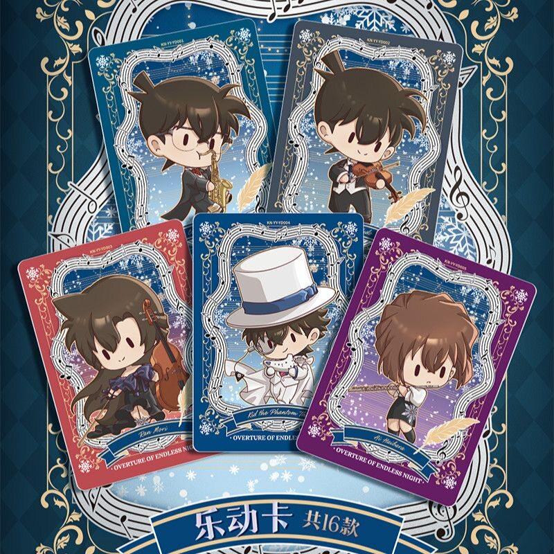 Genuine Detective Conan Collection Card Exquisite Black and Gold Character Card Anime Protagonist Peripheral Collect Gifts