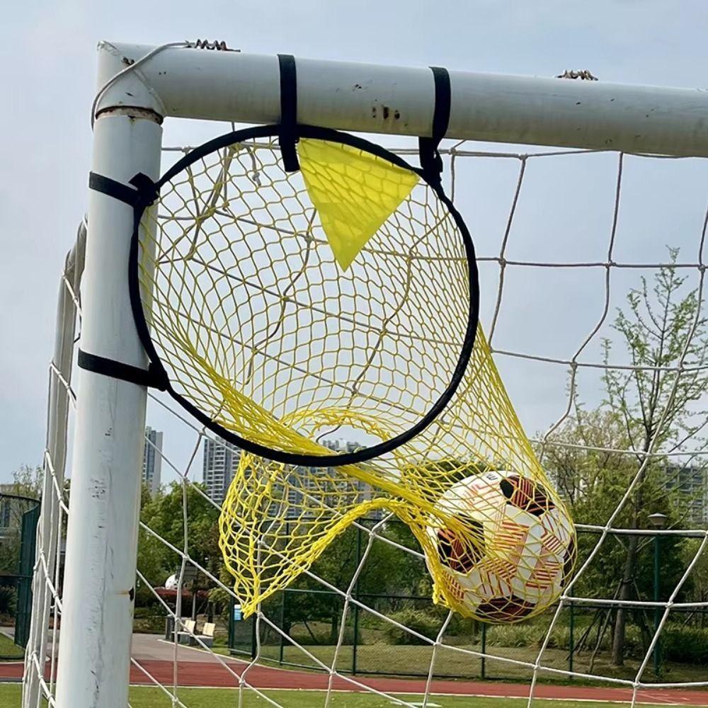 Foldable Football Goal Target Pocket Enhanced Accuracy Football Throwing Target Beginner
