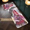 mira (32) Customize Name Flannel Kitchen Mat Soft Non-Slip Kitchen Floor Runner Rug for Home Kitchen Decor