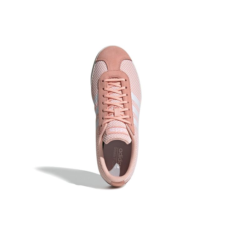 adidas Neo Vl Court 2.0 Synthetikleder Low-Top Sneaker Damen Sneaker Weiß Rosa EE6790