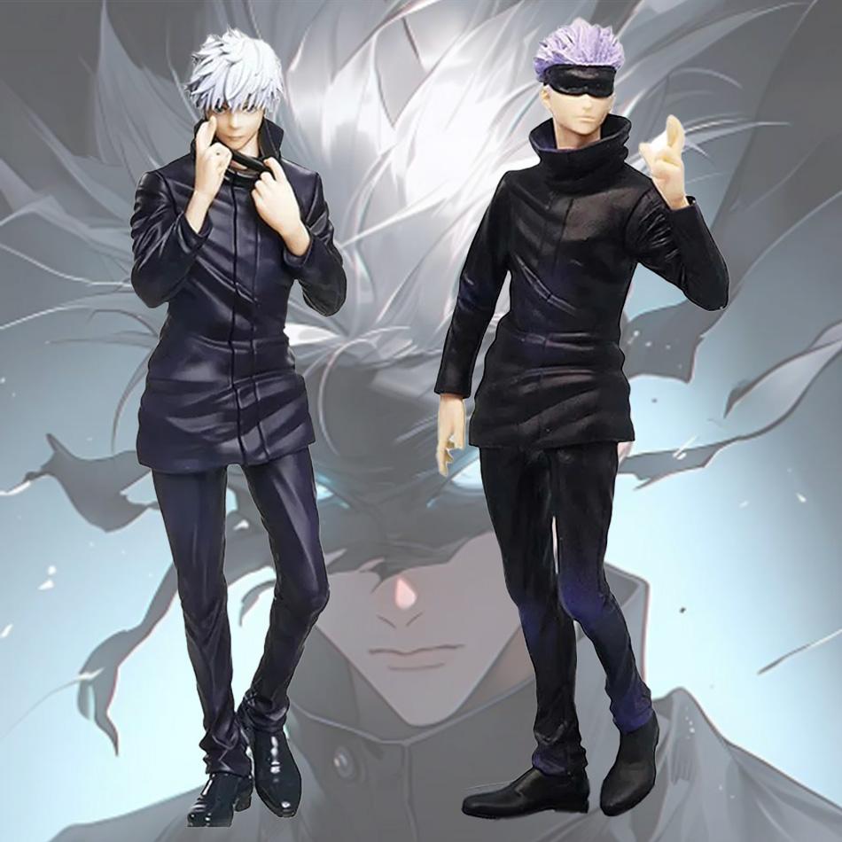 Jujutsu Kaisen Actionfiguren-Set - Itadori Yuji & Gojo Satoru PVC Sammlermodell Anime Spielzeug Geschenk für Jungen