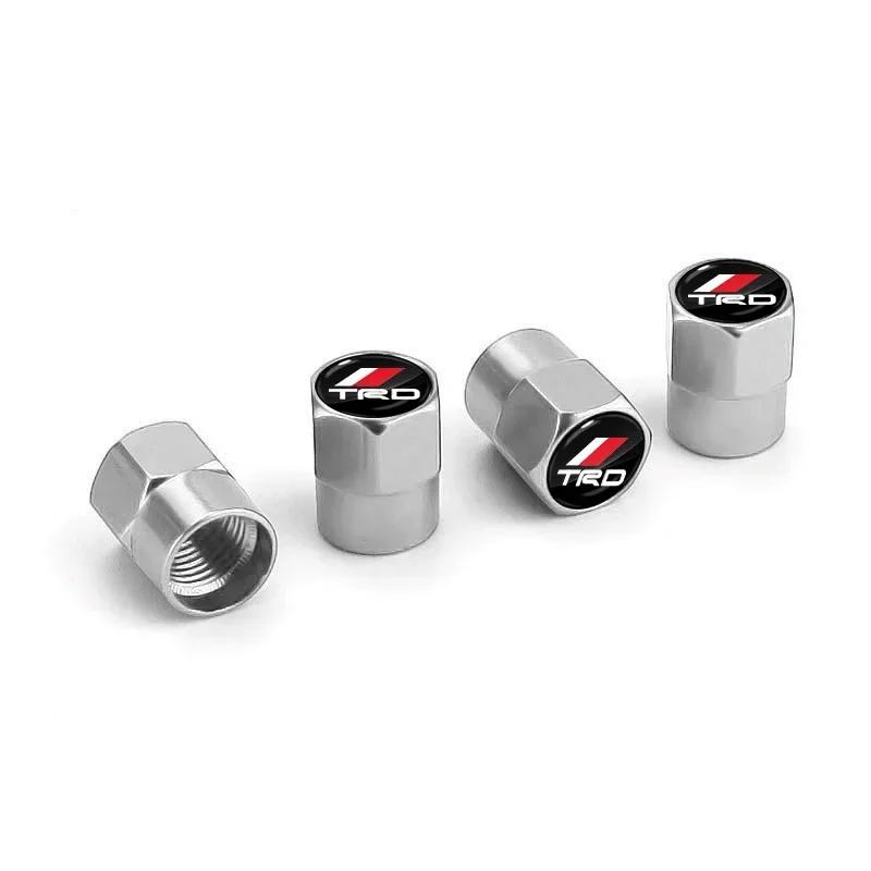 Car Tyre Hexagonal Valve Stem Cover Dust Caps Accessories For Toyota TRD RAV4 Avensis Yaris Levin Crown Vios Sienna Corolla