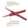2-10 Mm Crochet  9pcs/Set Hooks Frosted Silicone Handle Aluminum Handmade DIY Hook Crochet Sweater Weaving Knitting Sewing Tool