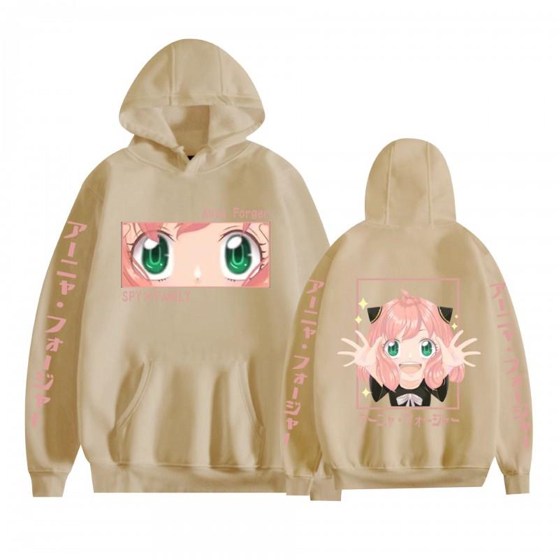 Spy X Family Anime Hoodie Teens Loose Fit Long Sleeve Fall Season