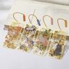 Metal Hollow Bookmark 3D Book Clip Retro Metal Bookmark  Stationery
