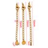 5pcs Stainless Steel Extension Golden Tail Chain Lobster Clasp Connector Extended Chain for Bracelet Necklace DIY Jewelry Making
