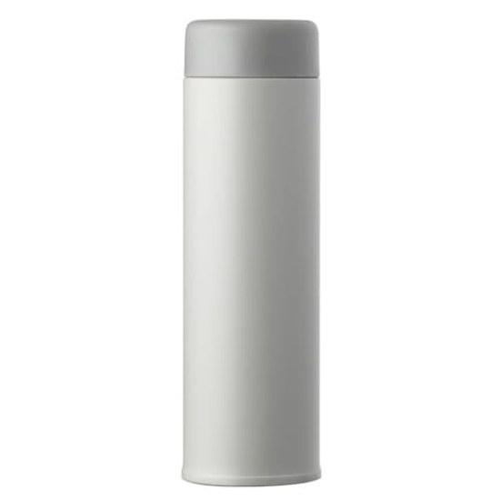 Atlas Water Bottle 500ml Insulated Vacuum Stainless Lightweight Slim Screw Basic Products Gray ASR-500GY Easy clean simple maintenance wide mouth