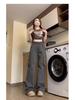 Women's High-Waisted Gray Flared Cargo Pants - Spring 2025 Collection