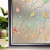 More Styles 3D Rainbow Window Privacy Stained Glass Window Film Anti Look Heat Insulation Window Sticker Vinyl for Glass Windows