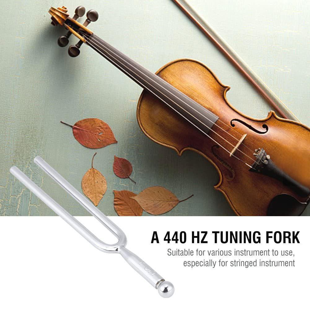 1pc Standard A 440 Hz Tuning Fork Violin Viola Cello A Tone Tuner Stainless Steel Musical Instrument Accessories Gift