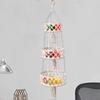Woven Basket 3 Tier Boho Kitchen Fruit Basket Space Saving Produce Food Storage Cotton Woven Organizer for Food Storage