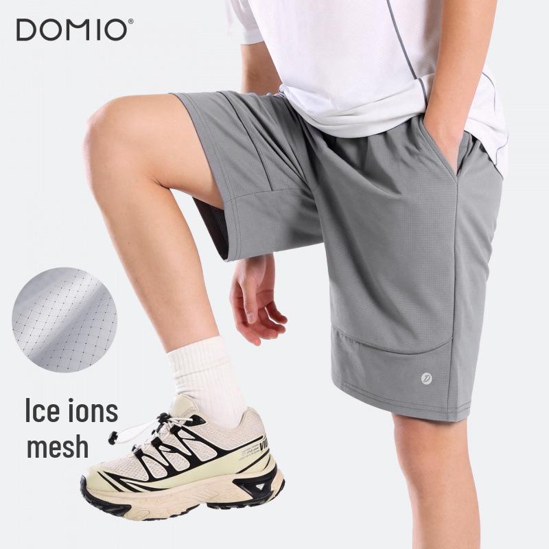 Boys' Ice Silk Quick-Dry Summer Shorts - New 2026 Style, Breathable & Lightweight Sportswear for Big Kids