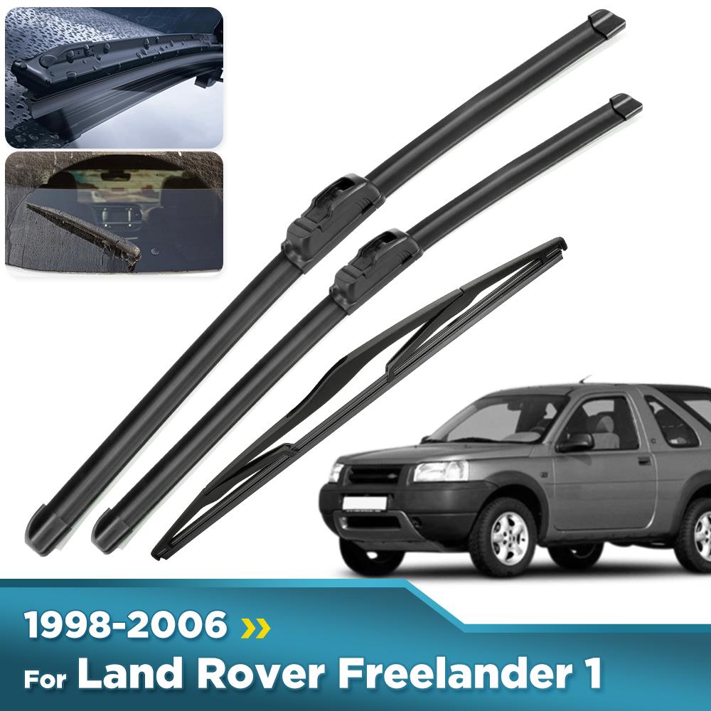 For Land Rover Freelander 1 1998-2006 1999 2000 Wiper Front & Rear Wiper Blades Windshield Windscreen Window Brushes 22"+21"+14