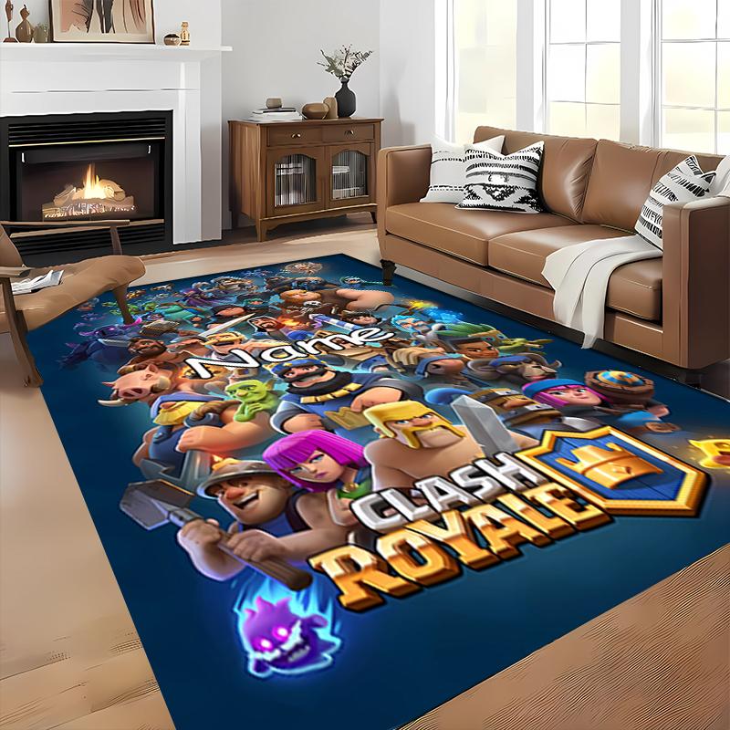 Custom Personalization Clash Royale Area Rug - Perfect For Kitchen, Bathroom,Laundry Room Decor Large Size Available,Gift All Seasons
