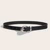 Crocodile Pattern Women's Belt PU Leather Dress Jeans Belt High-End Thin Waist Belt  Streetwear