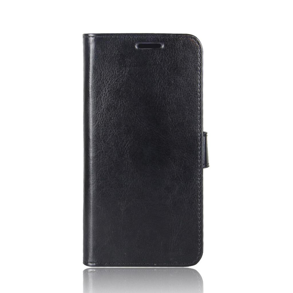 Motorola Edge Leather Flip Case with Crazy Horse Texture & Photo Frame