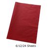 6/12/24PC Tissue Paper Party Decor Gift Packaging Supplies Flower Art Crafts Red Packaging Paper For Gift Wrap Filler 50x75cm