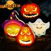 Preschool Halloween Craft Kit DIY Glowing Pumpkin Lantern Decorations for Kids Classroom Activities and Party Supplies