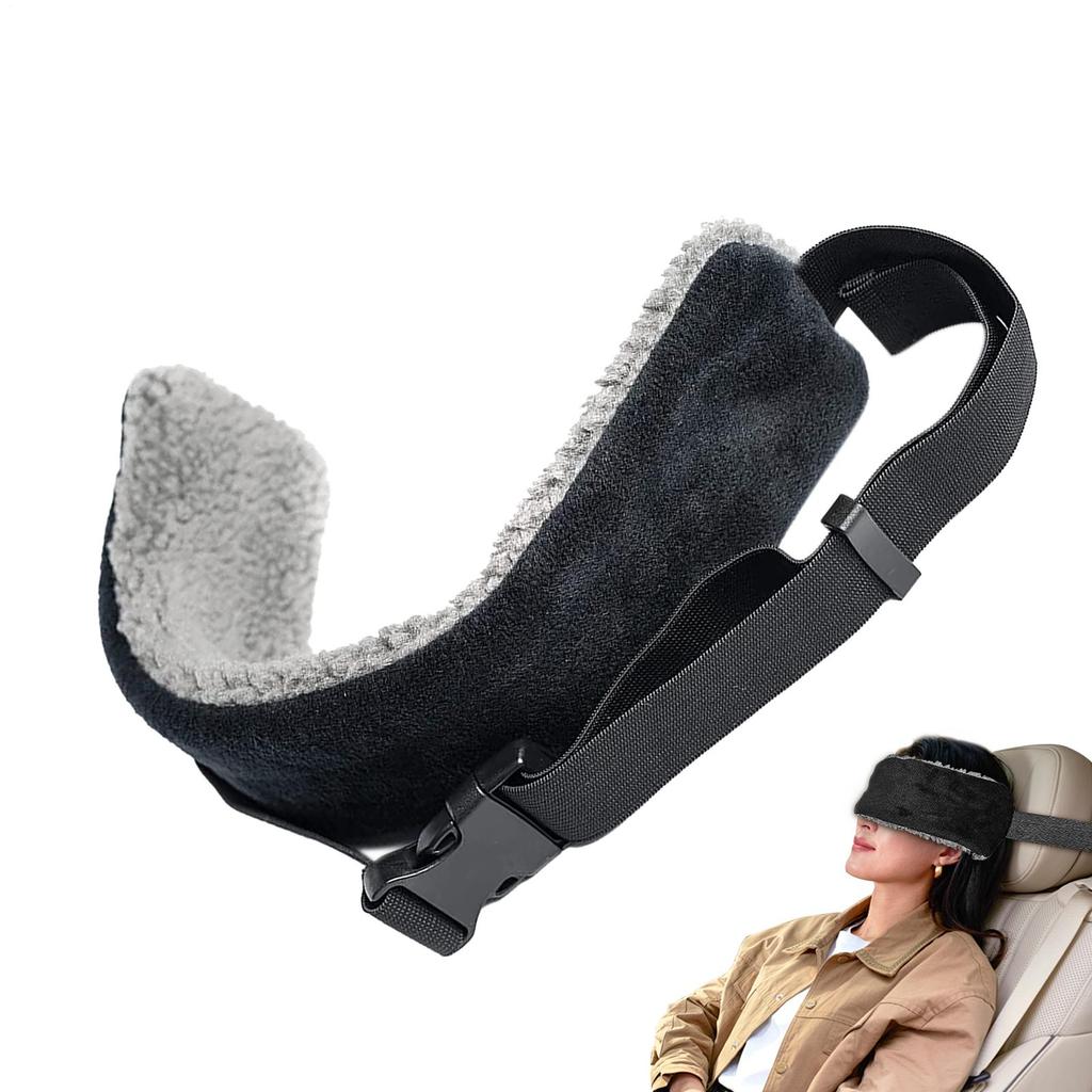 1pc Head Support Strap Adjustable Travel Pillow Airplanes Neck Support Band Portable Cars Seat Sleep Aid Head Fixed Strap