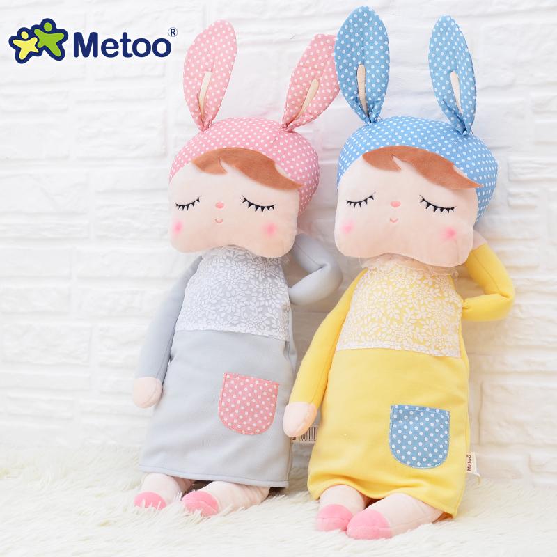 Original Metoo Dream Bunny Angela13-inch Plush Doll Girly Cute Stuffed Toys Birthday Gifts For Kids Baby