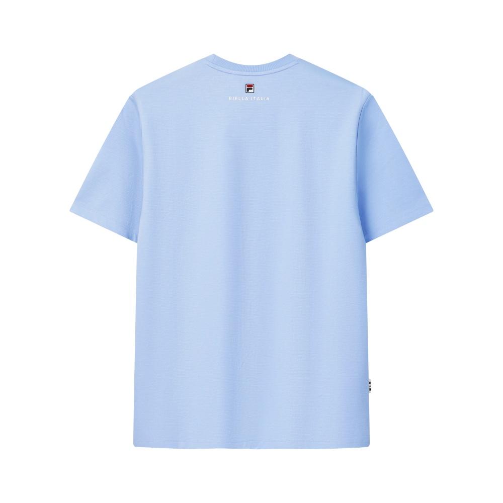 Fila Heritage Simple Classic Basic Casual Sports Versatile Comfortable Short Sleeve T-Shirt Men Tops Blue F11M628117FBU