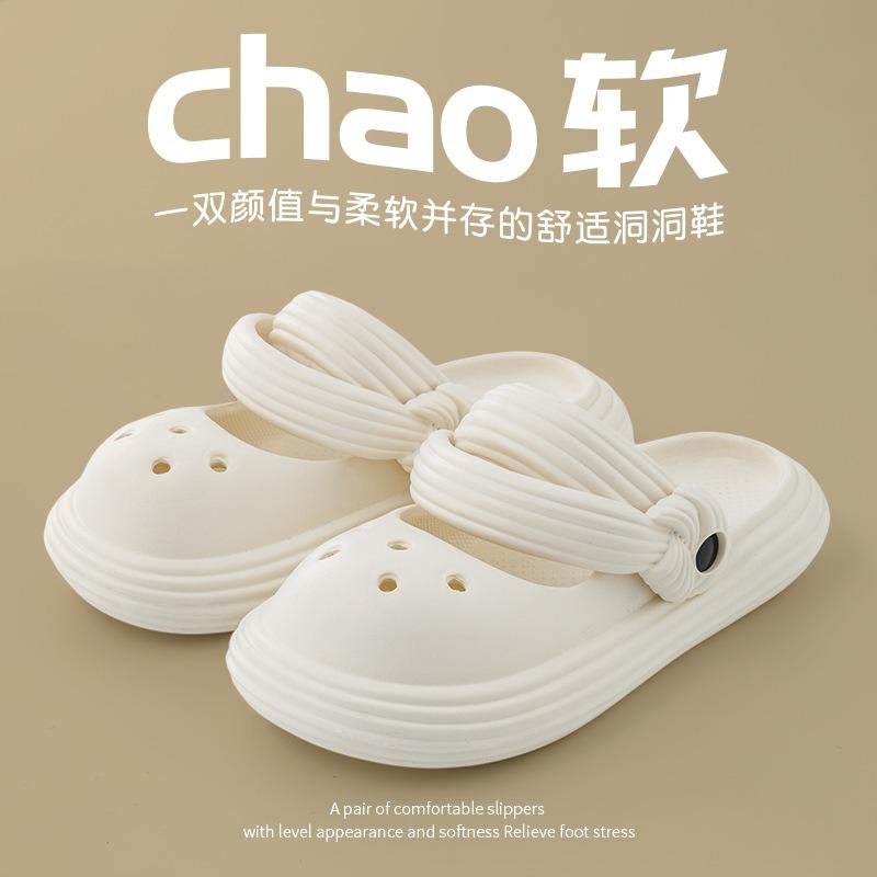Baotou slippers women's summer outdoor soft-soled non-slip students versatile soft-soled outer hole shoes