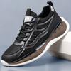 Men's Shoes Summer New Mesh Breathable Soft-soled Running Shoes Men's Sports and Leisure Shoes Platform Dad Shoes