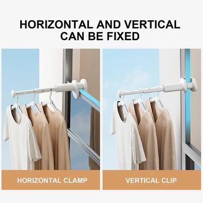 Portable Without Drilling Retractable Clothes Drying Rack Space Saving Hanger for Travel and Home Use Elegant Designs