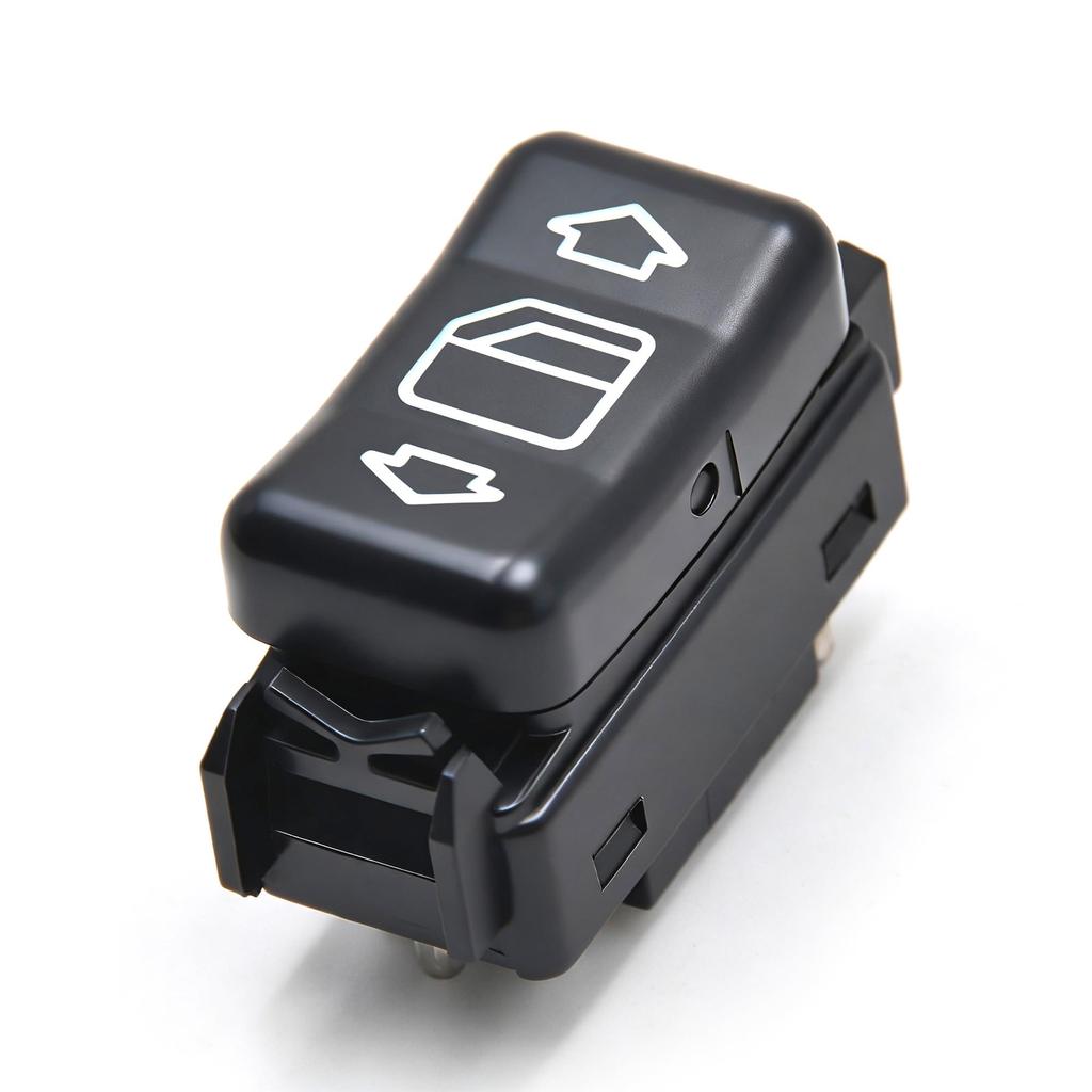 Master Driver Side Power Window Switch, Left Side. Compatible with OEM 1248204610. 1 Piece. Mercedes-Benz W124 W126 W201.