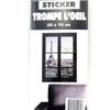 Les Trésors De Lily [M9128] - Trompe L'oeil Sticker 'View of the Eiffel Tower' (50x70 Cm)