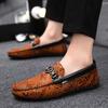 Leather Shoes for Men Flat Non Slip and Waterproof Round Toe Man Casual Shoe Shipping Free High Quality Fashion Low Price Pu