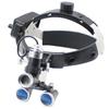 80000 Lux Powerful Headlamp with Binocular Magnifier 2.5X/3.5X Helmet Dental Loupe with Headlight 3W High Brightness