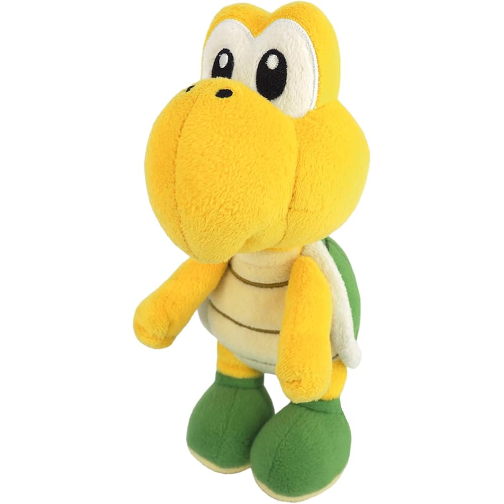 Sanei Boeki Super Mario All Star Collection Koopa Plush Toy 8x10x20cm