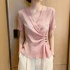 Summer New French Design Sense Niche Fashion Temperament Women's Clothing Unique Beautiful Super Good-looking Top Women