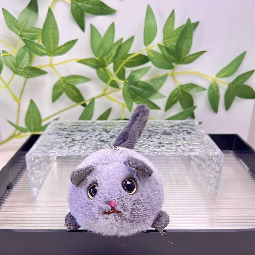 Adorable Cute Plush Cat Keychain Pendant Soft Stuffed Doll Toy For Accessories Bag